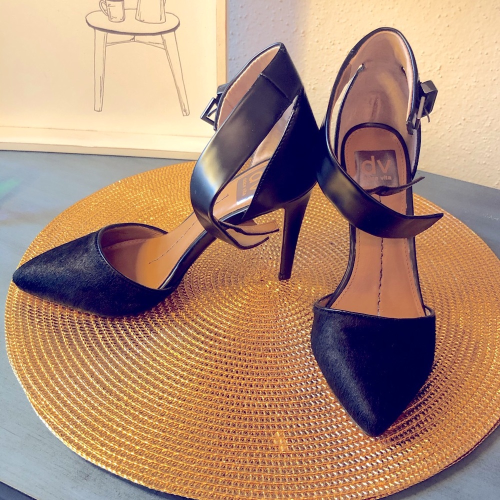 Calf skin heel